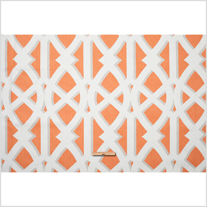 Mandarin Geometric Heavyweight Cotton - Full