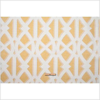Egg Yolk Geometric Heavyweight Cotton Full