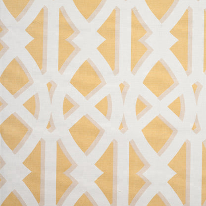 Egg Yolk Geometric Heavyweight Cotton