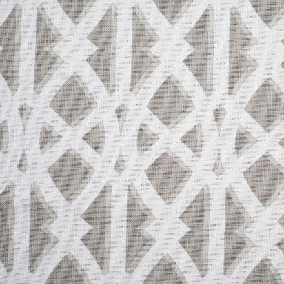 Mushroom Geometric Heavyweight Cotton