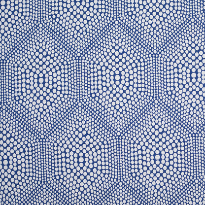 Blue Heavyweight Dotted Cotton Jacquard