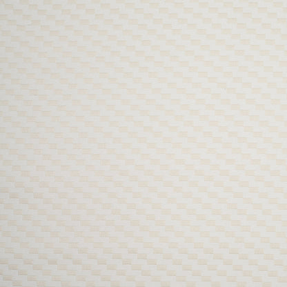 Ecru Rectangle Checkerboard Woven Cotton