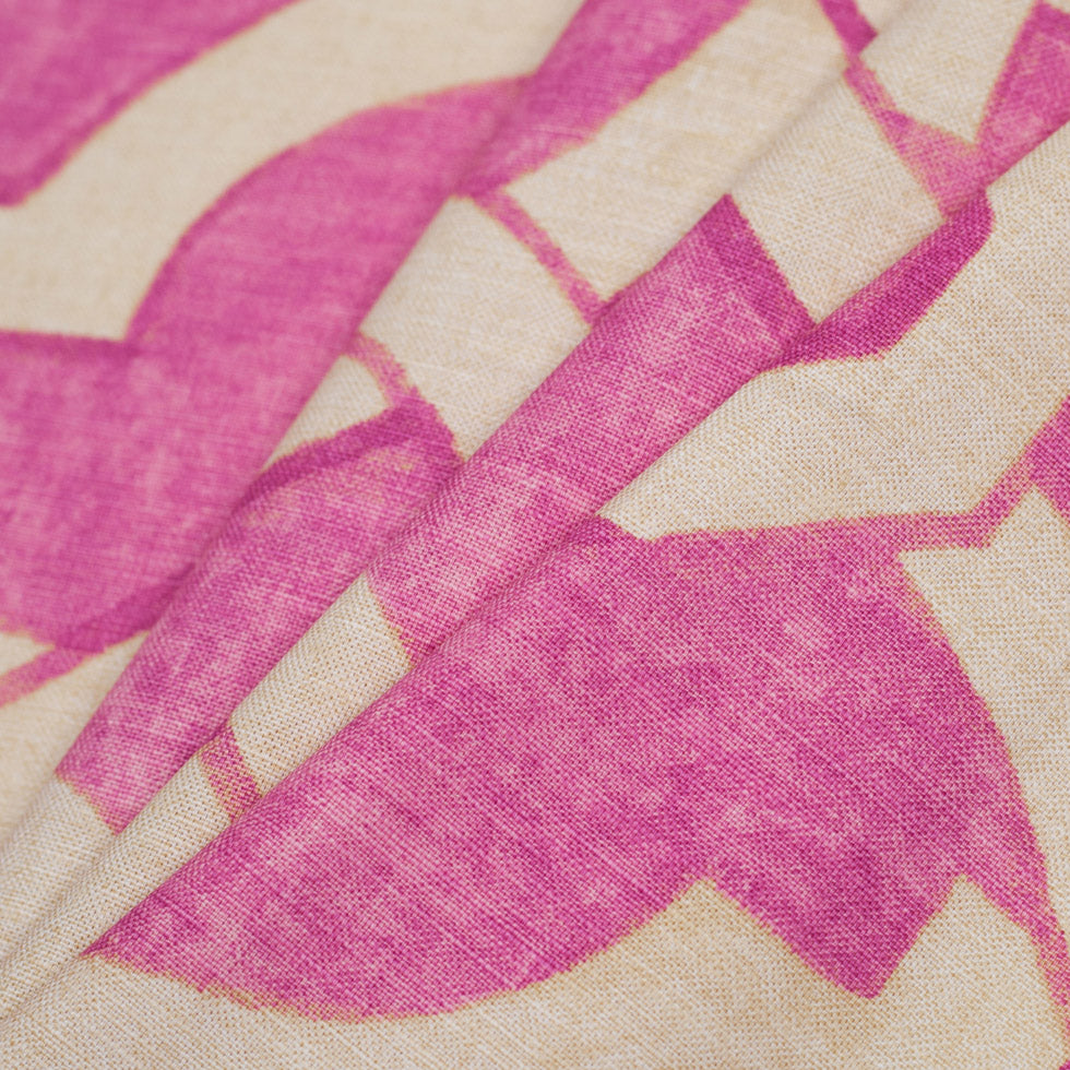 Spring Artistic Twist Lightweight Cotton Woven - Folded