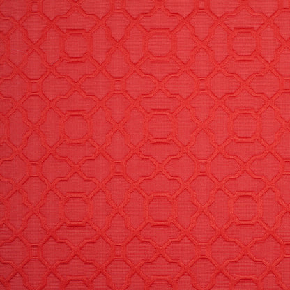 Candy Apple Raised Lattice Pattern Cotton Woven