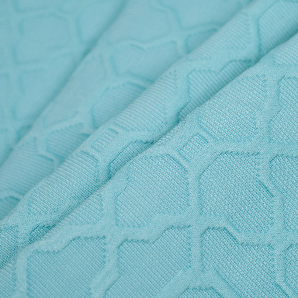 Reef Raised Lattice Pattern Cotton Woven - Folded