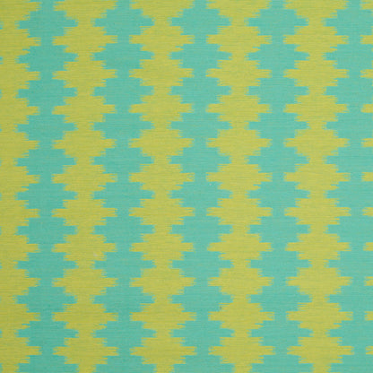 Jade/Lime Ikat-Like Stripes Lightweight Cotton Woven