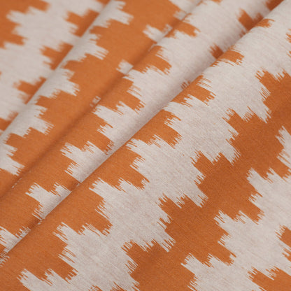 Ikat-Like Stripes Lightweight Cotton Woven - Folded