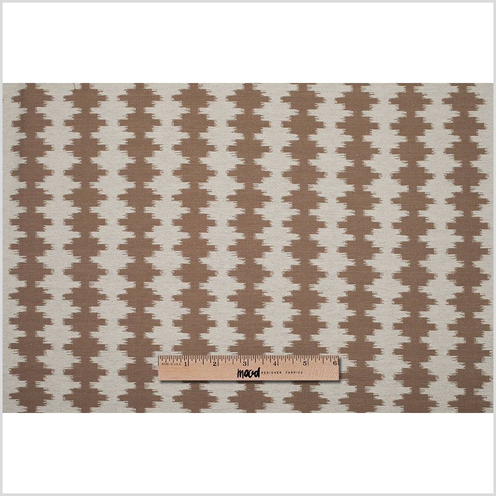 Ikat-Like Stripes Lightweight Cotton Woven Full