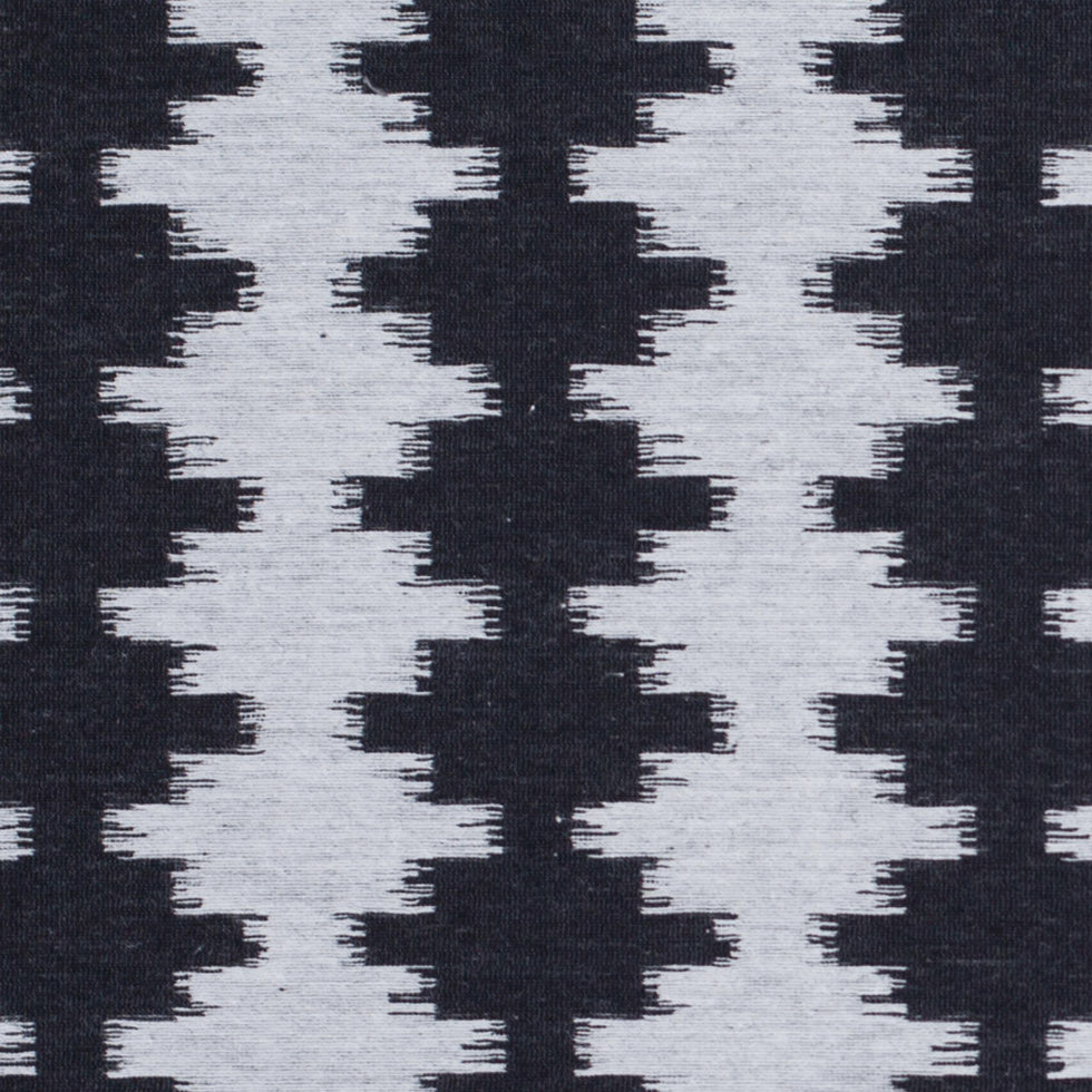 Ikat-Like Stripes Lightweight Cotton Woven Detail