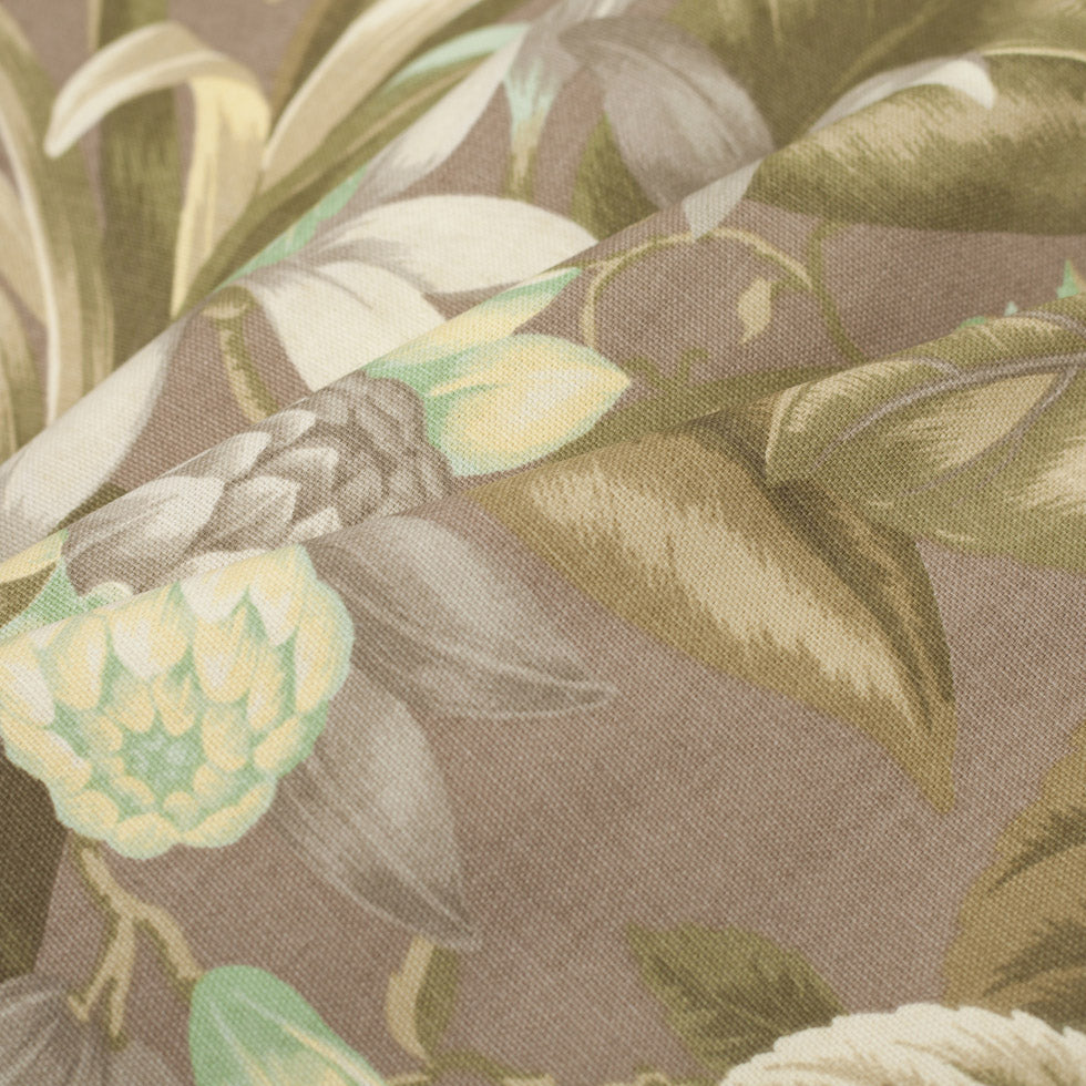 Bonfire Vintage-Style Tropical Cotton Woven Print Folded