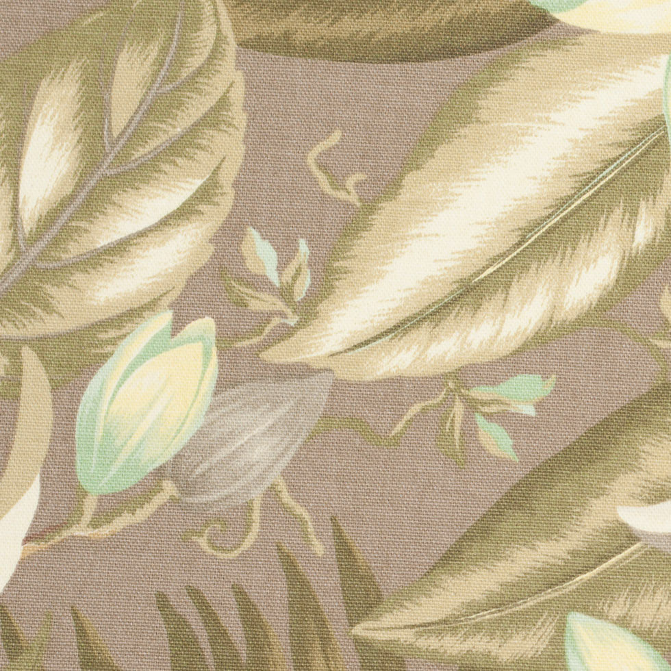 Bonfire Vintage-Style Tropical Cotton Woven Print Detail