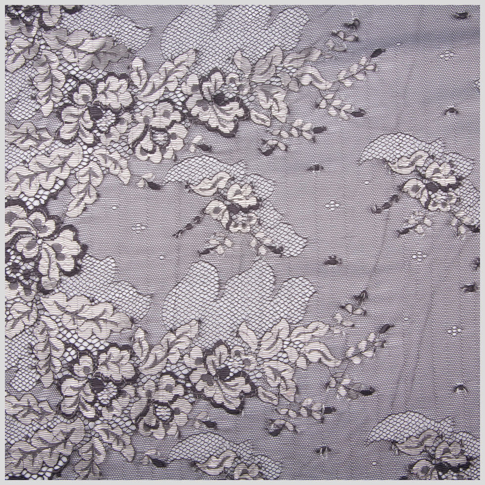 14 Black Floral Lace