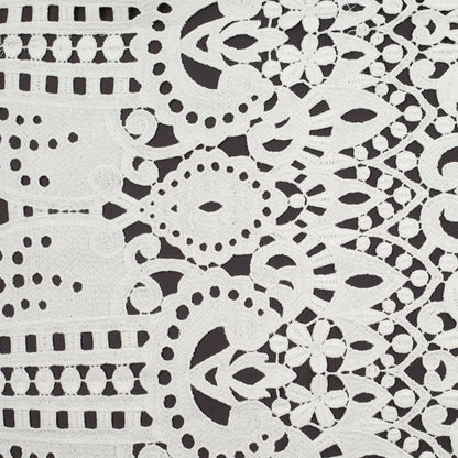 Beige Novelty Cotton Guipure Lace