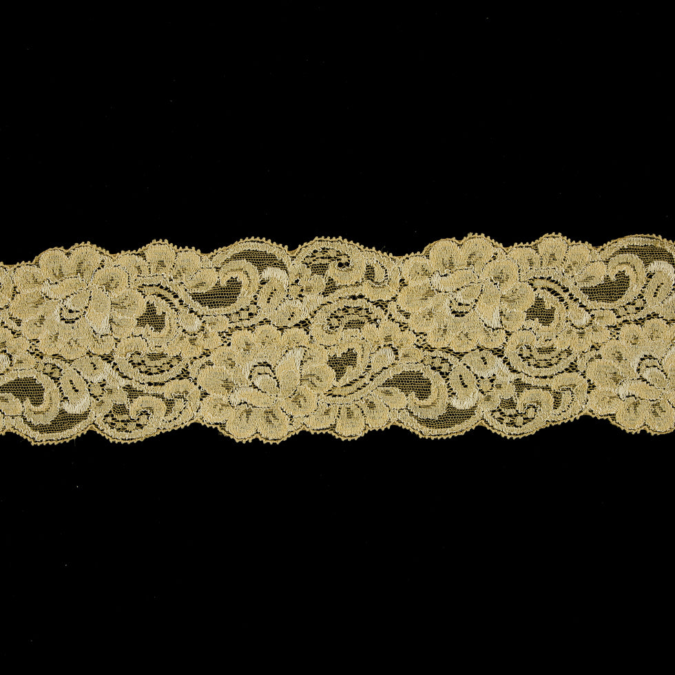 3 Yellow Stetch Lace Trim