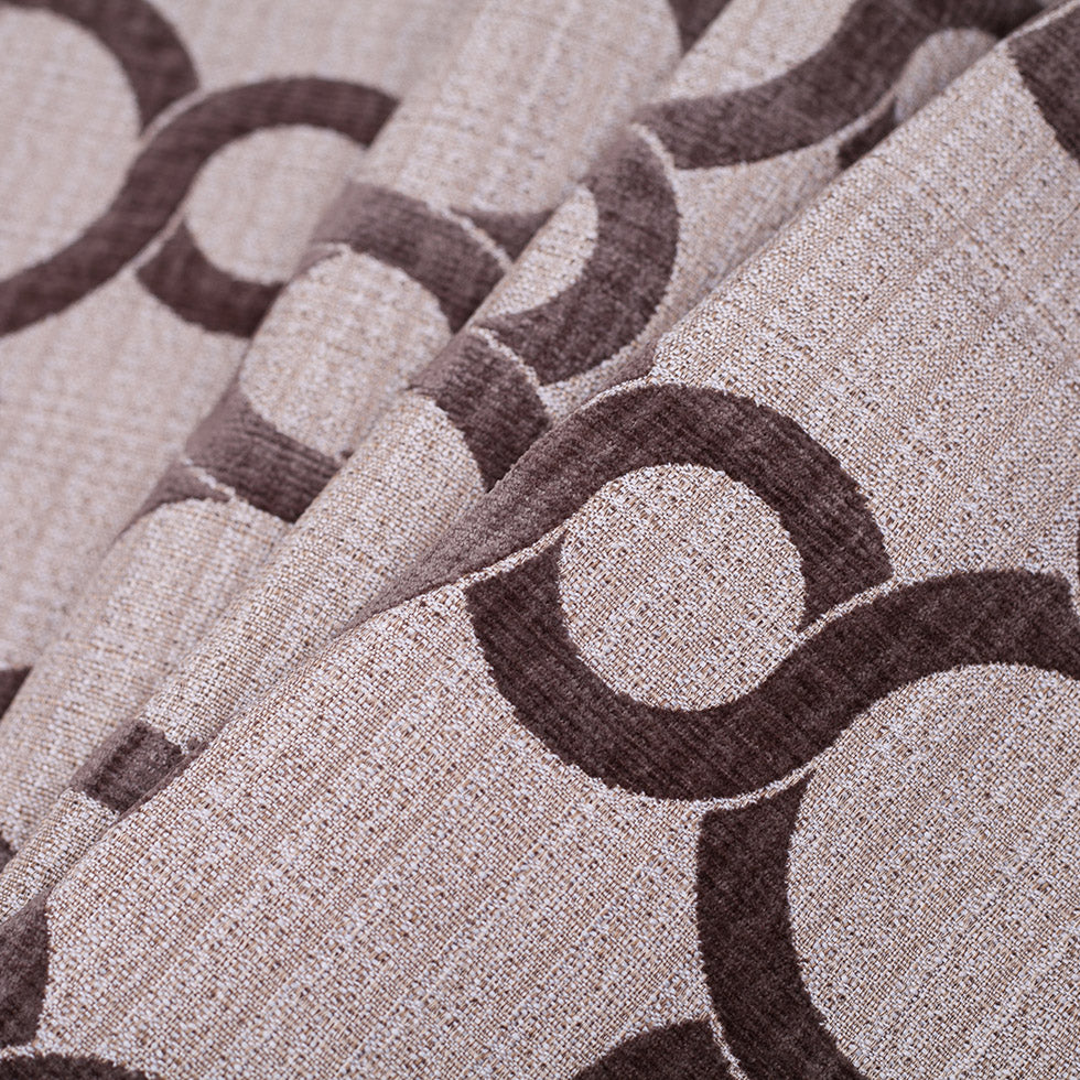 Turkish Quartz Flocked Polyester Upholstery - Folded