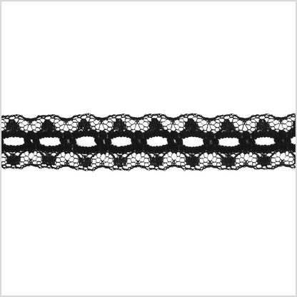 3/8 Black Lace