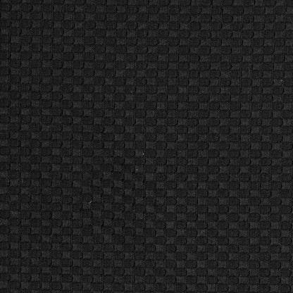 Black Stretch Cotton Bermuda Bullseye Pique