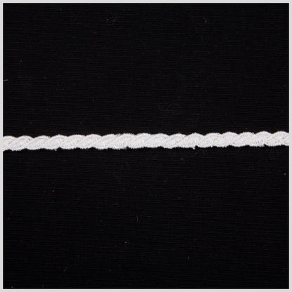 1/4" White Gimp Braid