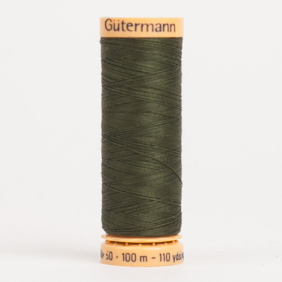 Gutermann Cotton Thread 100m - 8680 Black Olive