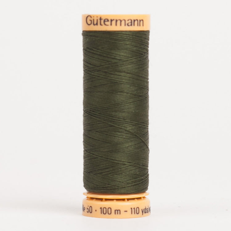 template--25130090922057__main-Gutermann Cotton Thread 100m - 8680 Black Olive