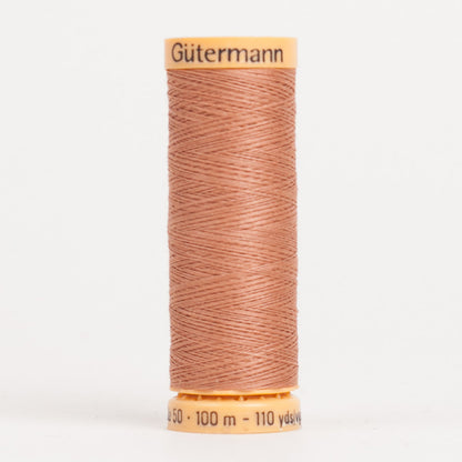 Gutermann Cotton Thread 100m - 4680 Reddish Brown