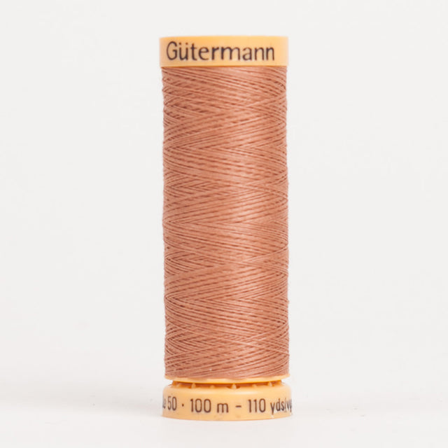 Gutermann Cotton Thread 100m - 4680 Reddish Brown