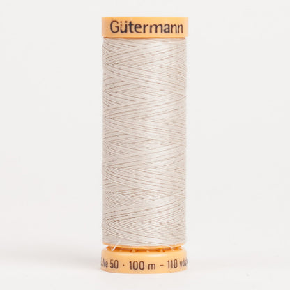 3170 Bone 100m Gutermann Cotton Thread