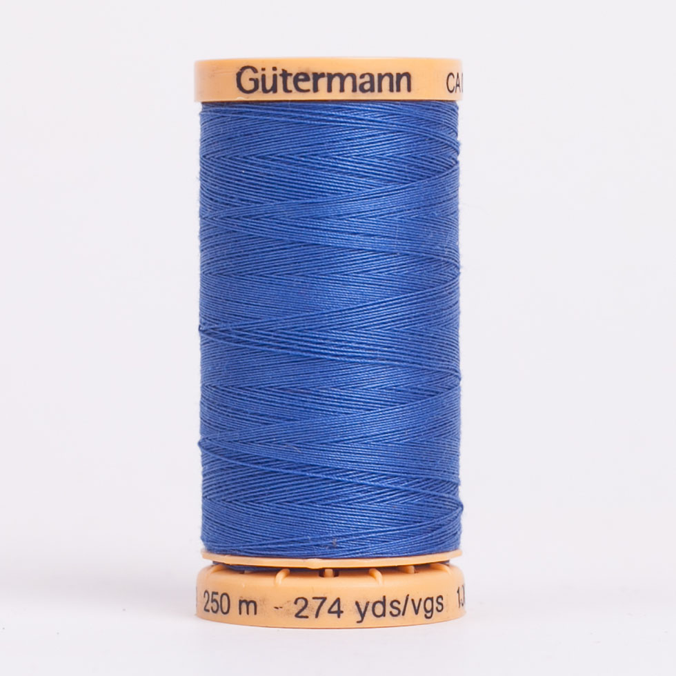 Gutermann Natural Cotton Thread 250m - 6800 Royal Blue