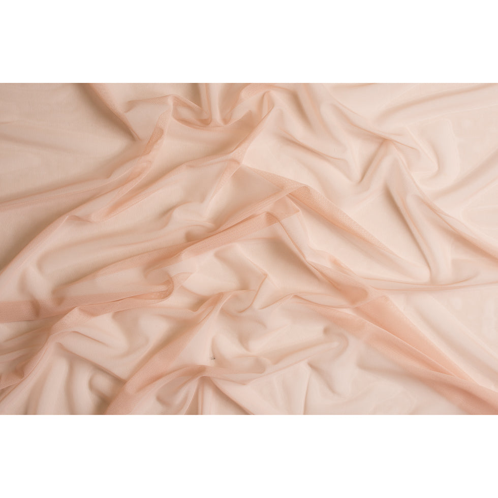 Wheat Stretch Nylon Mesh Folded