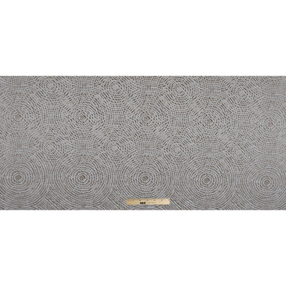 Linen Geometric Swirls on a Cotton and Polyester Woven - Full