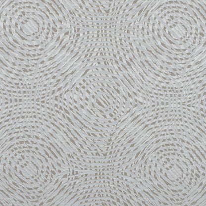 Champagne Geometric Swirls on a Cotton and Polyester Woven