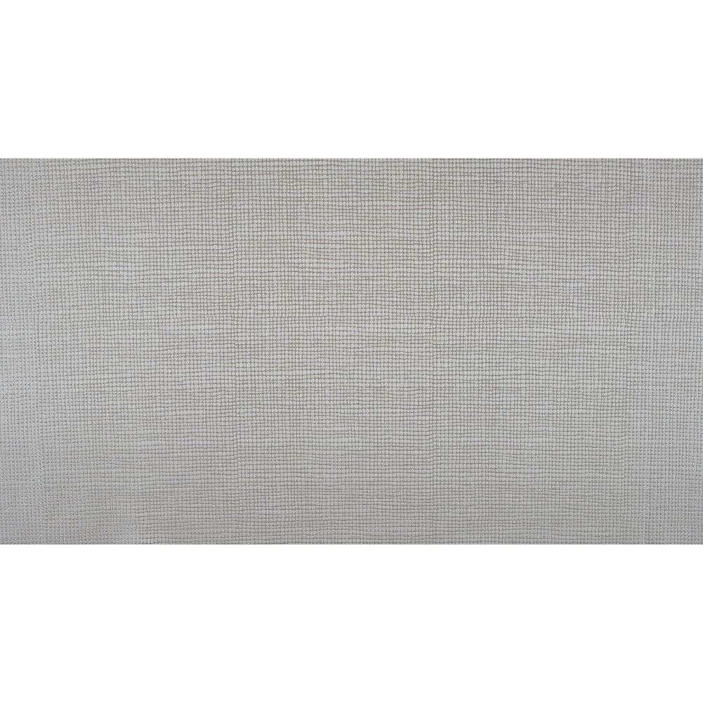 Champagne Geometric Cotton and Polyester Woven Full