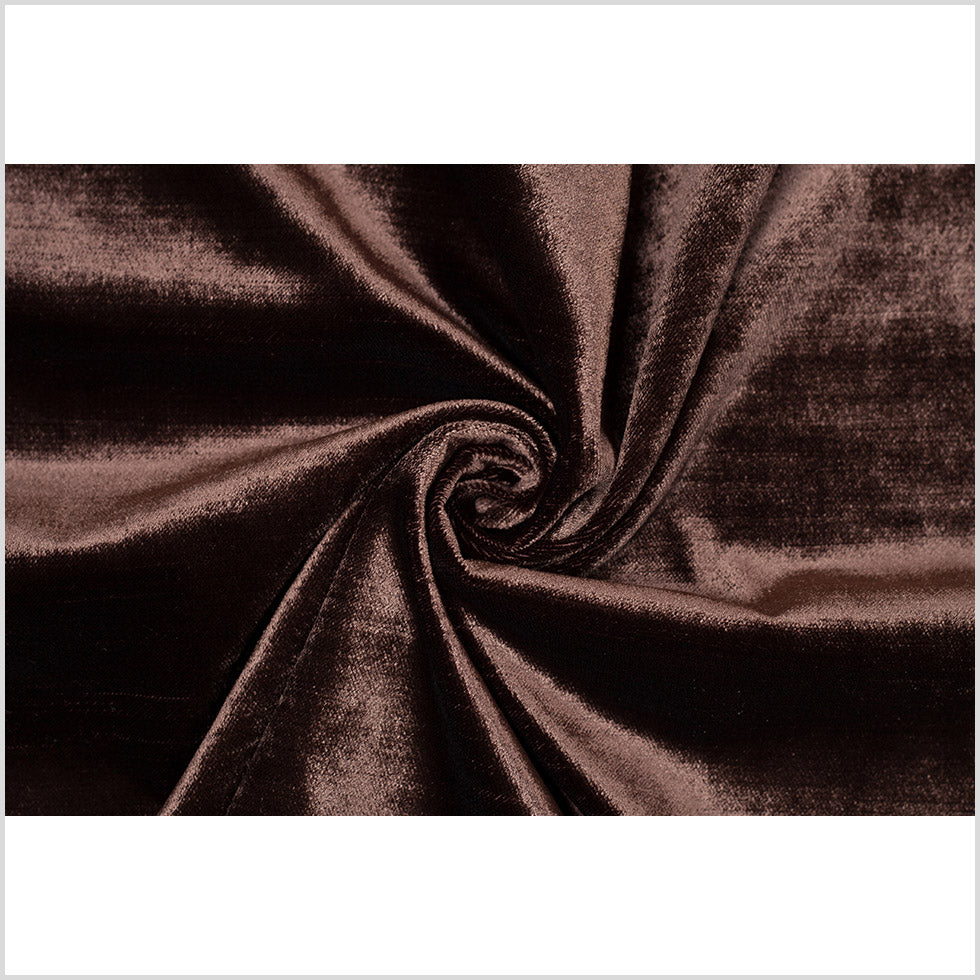 Turkish Chestnut Polyester Velvet - Full