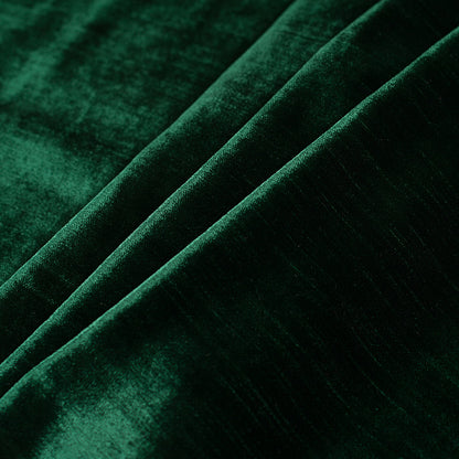 Turkish Emerald Polyester Velvet - Folded