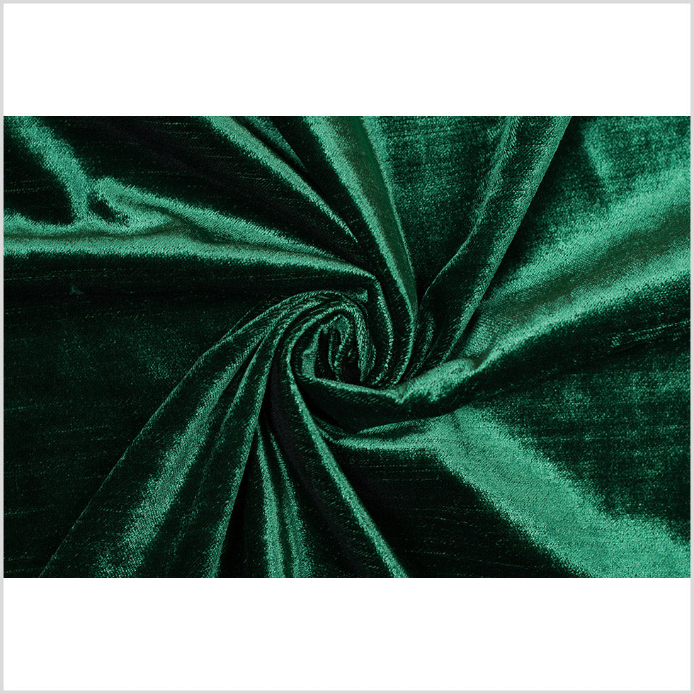Turkish Emerald Polyester Velvet - Full