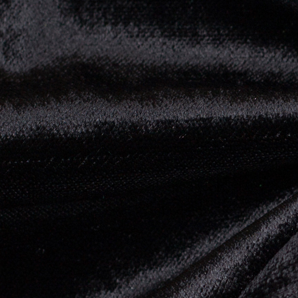Turkish Ebony Polyester Velvet - Detail