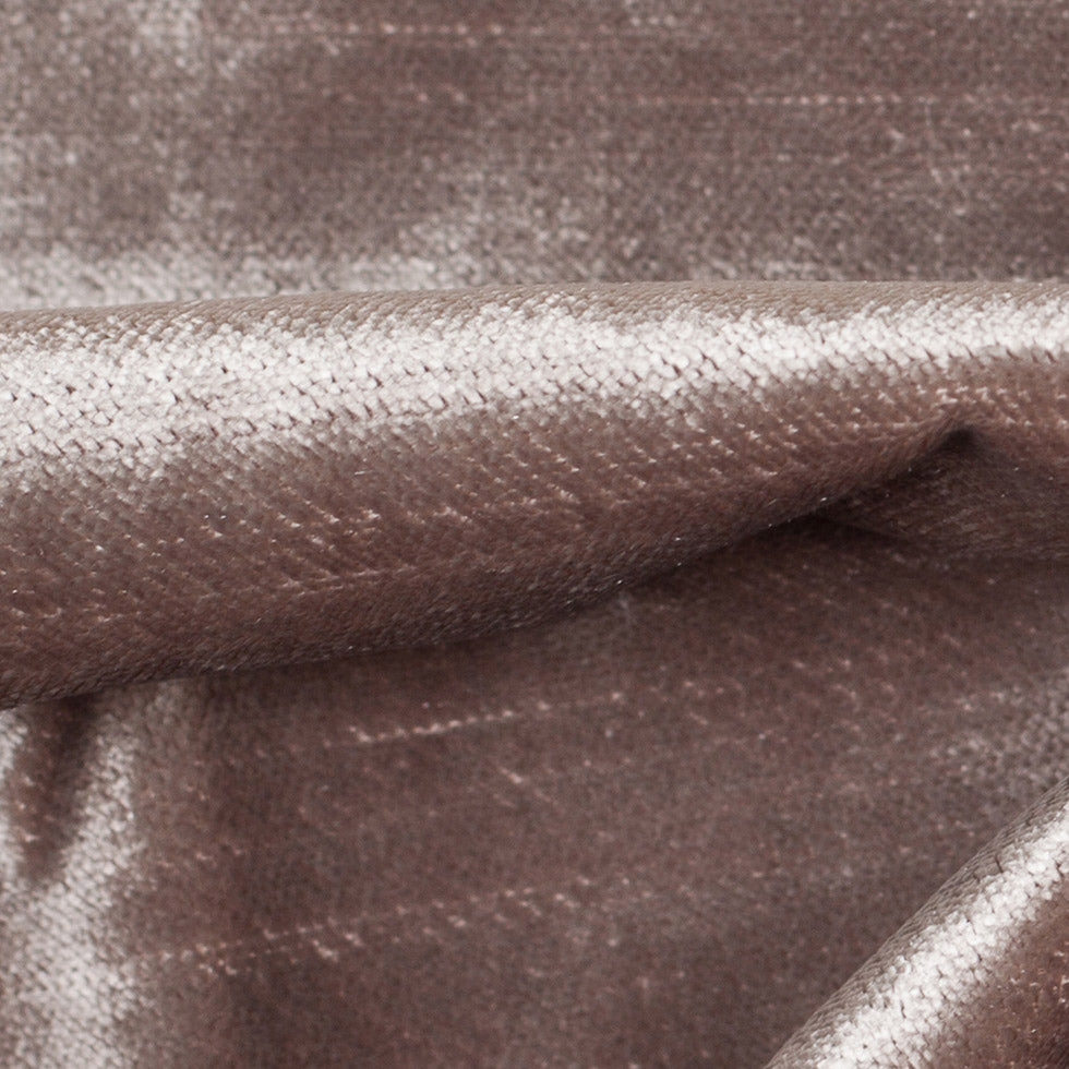 Turkish Dove Polyester Velvet - Detail