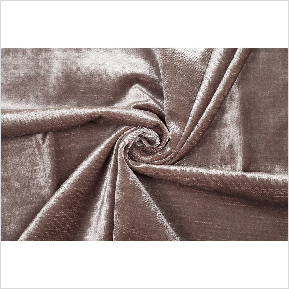 Turkish Dove Polyester Velvet - Full