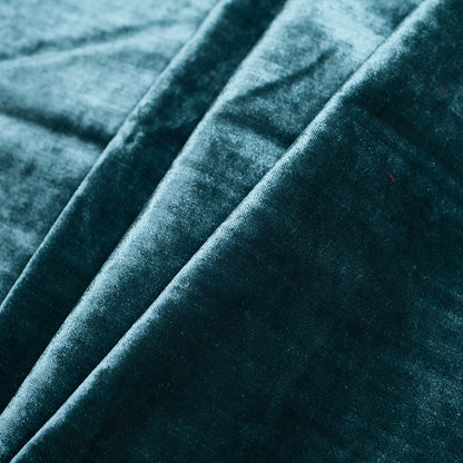 Peacock Polyester Velvet Folded