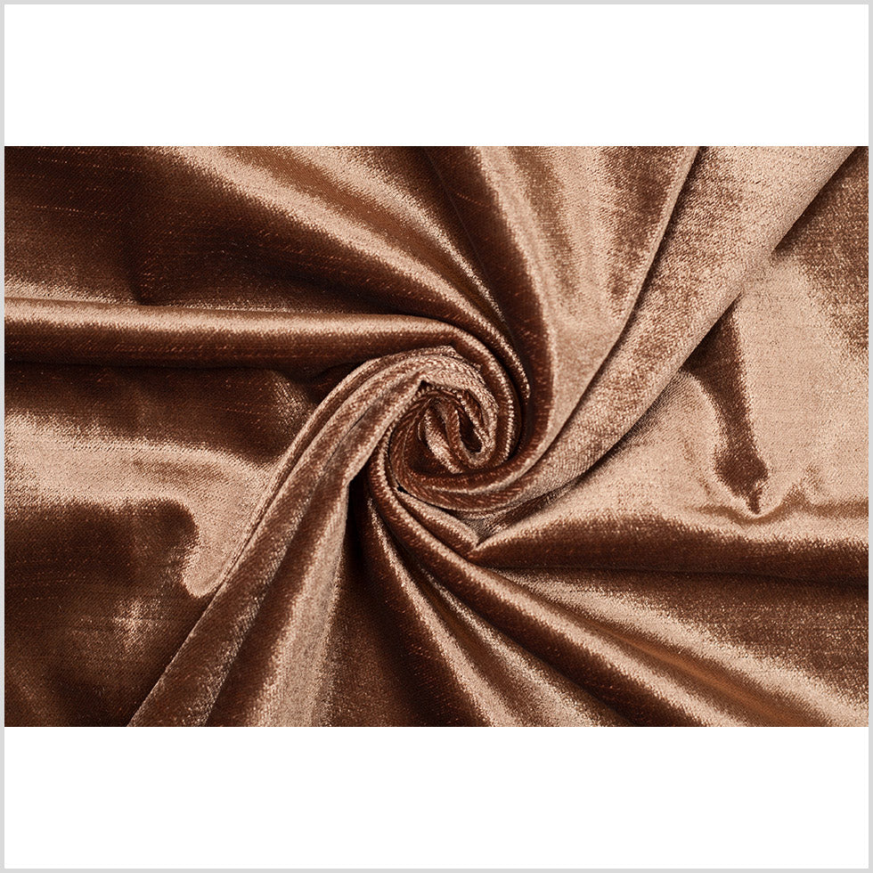 Copper Polyester Velvet Full