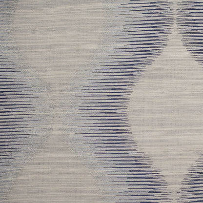 Indian Blue/Gray Geometric Poly/Cotton Woven