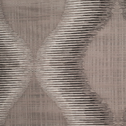 Indian Gray/Black Geometric Poly/Cotton Woven