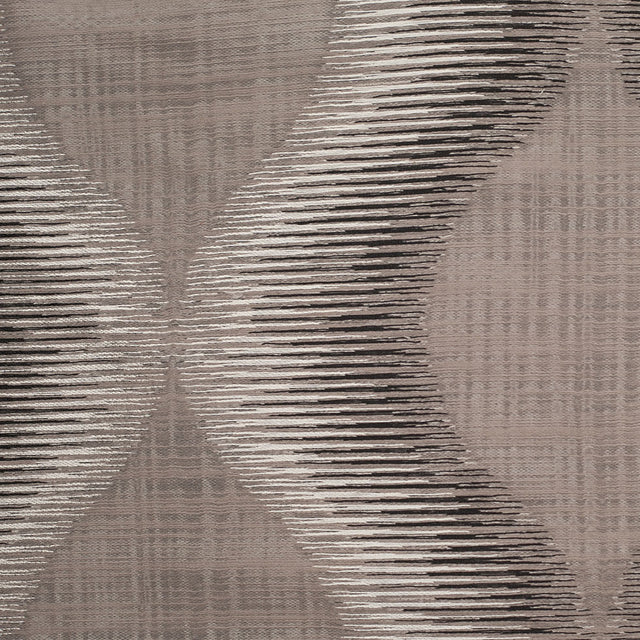 Indian Gray/Black Geometric Poly/Cotton Woven