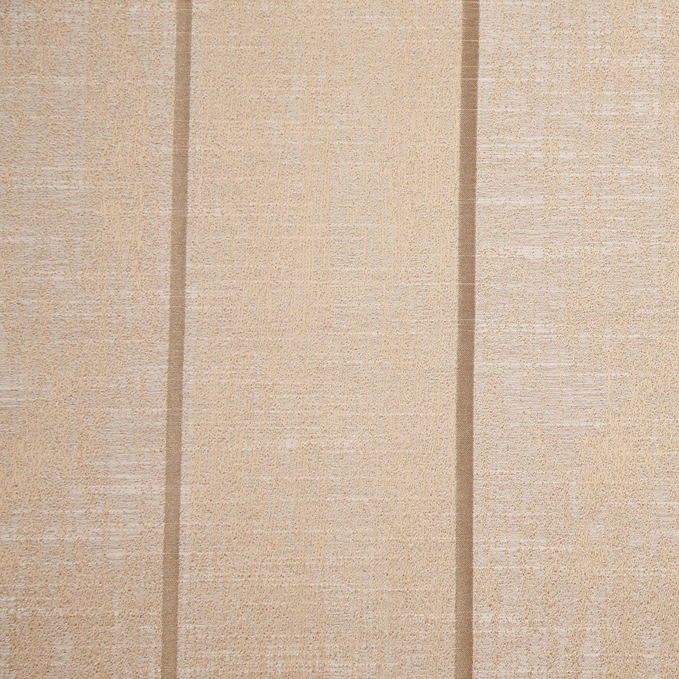 Indian Gold Striped Polyester-Cotton Brocade