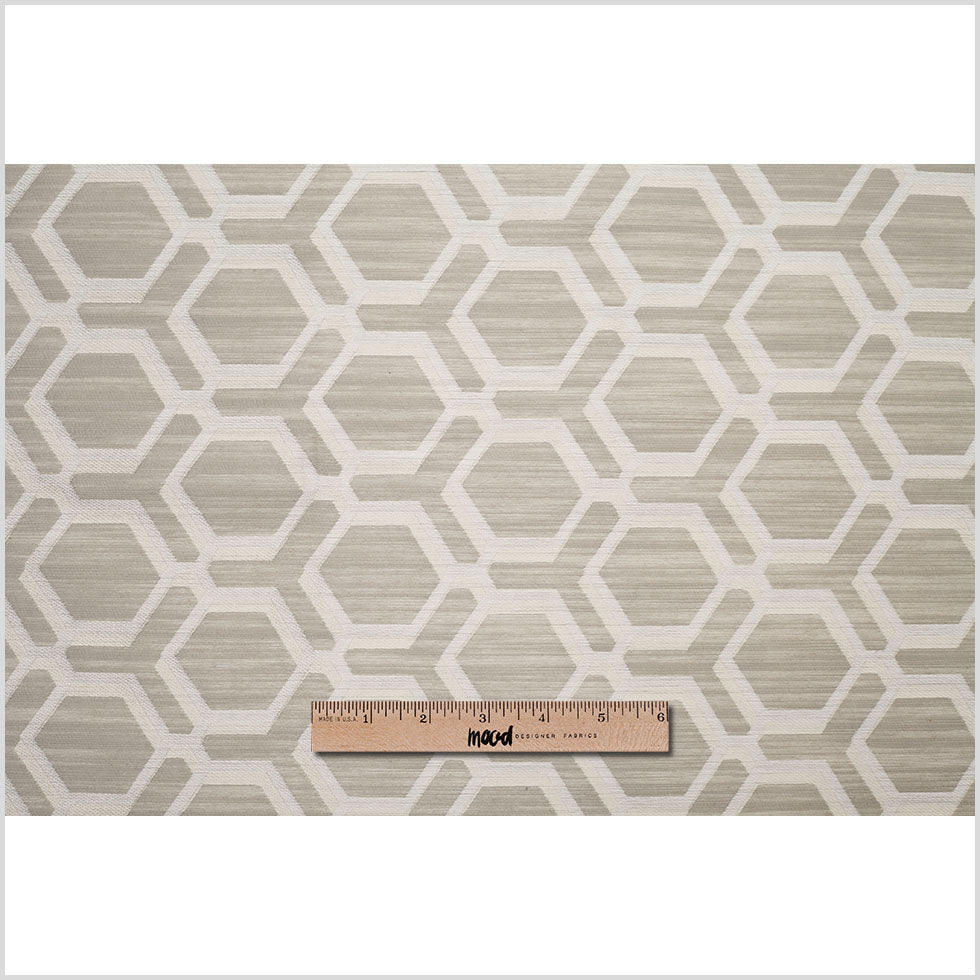 Pearl-7303 Indian Geometric Poly/Cotton Brocade - Full