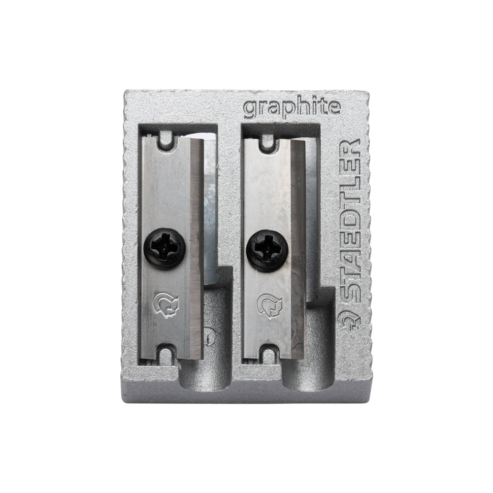 Staedtler Metal Pencil Sharpener - 2 Hole - Folded