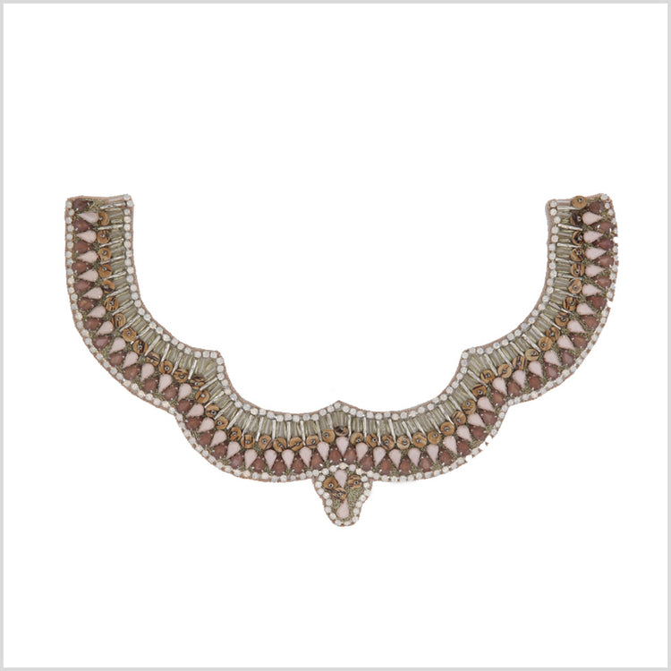 template--25130090922057__main-Gold/Pink/Purple Beaded Rhinestone Neck Applique