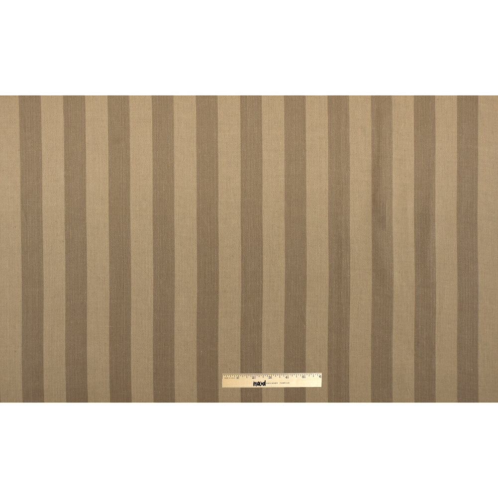 Ralph Lauren Teak Striped Chevron Linen Blend - Full