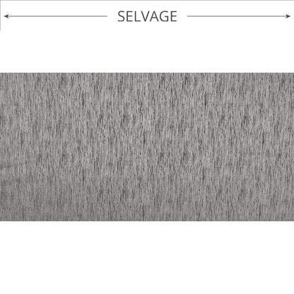 Chrome Striated Woven Brocade - Full