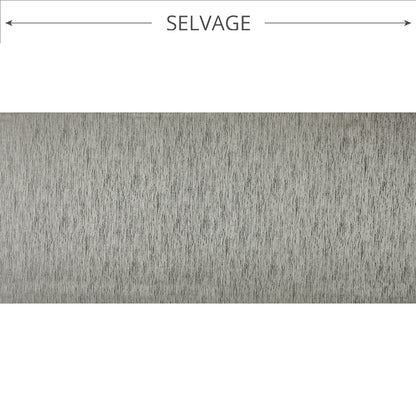 Gray Striated Woven Brocade Full